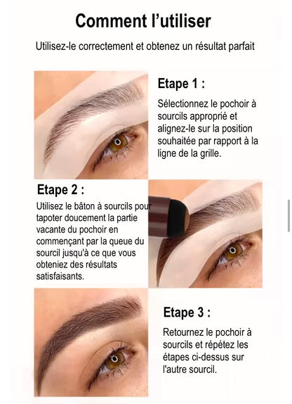 KIT DE TAMPON POUR SOURCILS